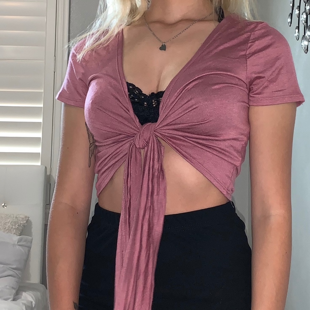 Tie Up Crop Top